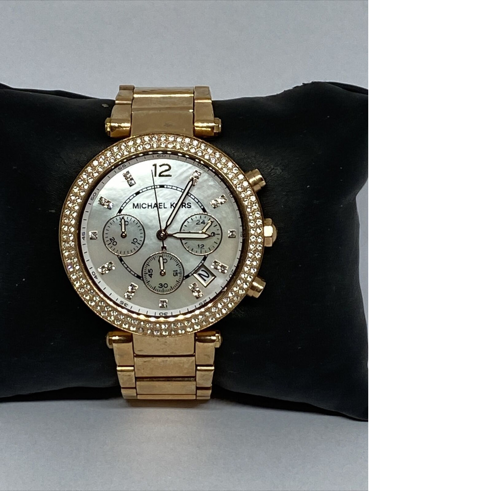 Michael Kors Parker MK5491 Womens Stainless Steel Analog Dial Quartz Watch UC517